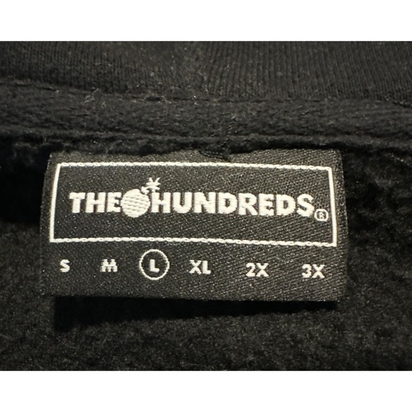 The Hundreds Full Zip Hoodie Mens Large Adam Bomb Bowling Streetwear Skate 2014 - Picture 10 of 11